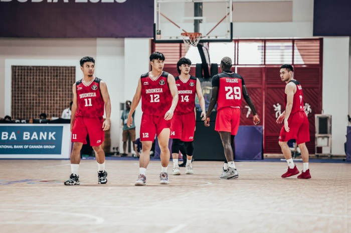 Jadwal Pertandingan Timnas Basket Indonesia di SEA Games 2025