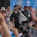 Prabowo Joget dan Lepas Baju di Panggung Perayaan Hari Buruh