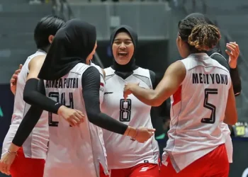Timnas Voli Putri Indonesia Akhiri Fase Grup AVC Women’s Volleyball Cup dengan Kemenangan
