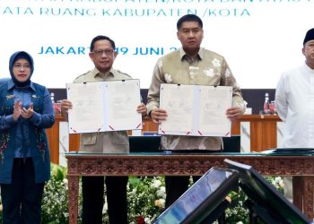 Mendagri dan Menteri PKP Tandatangani SKB untuk Percepatan 3 Juta Rumah