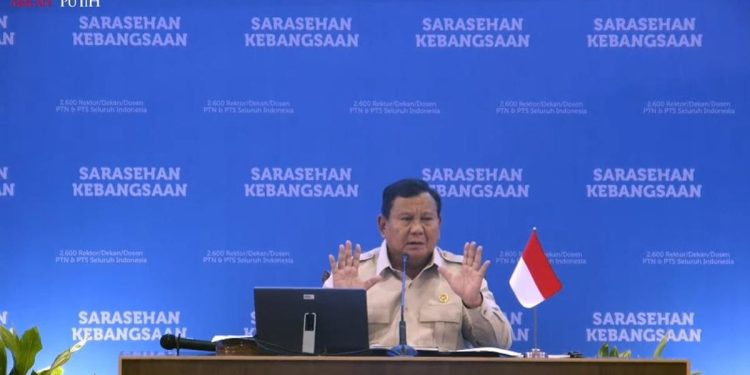 Prabowo Minta Penambahan Anggaran Rp4 Triliun untuk Perkuat Riset Nasional
