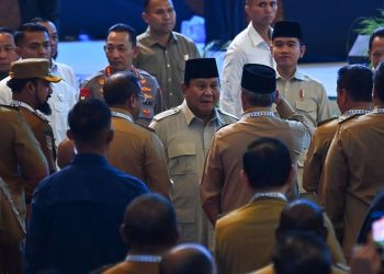 Prabowo dan Gibran Ikuti Sarasehan Kebangsaan KSTI di Jakarta