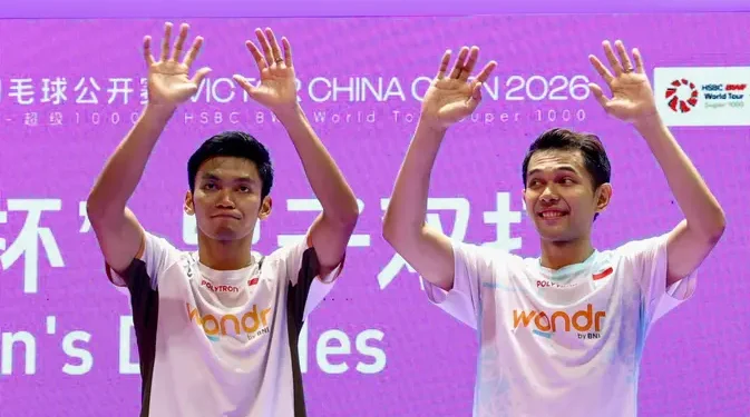 Fajar dan Fikri Menang di China Open 2026, Harapan untuk Ganda Putra Indonesia