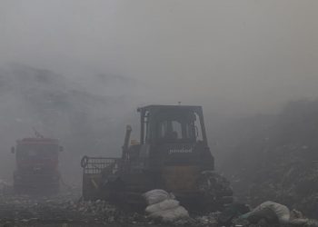 Kemenkes Tangani ISPA Warga Akibat Kebakaran TPA Jatiwaringin