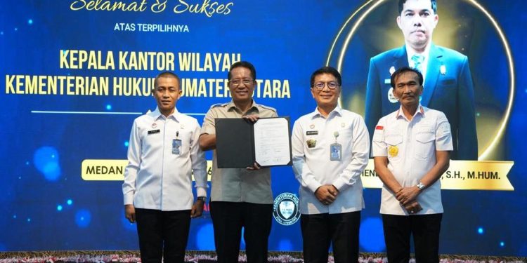 Menkum Supratman Serahkan Pemilihan KaKanwil Sumut Melalui E-Voting