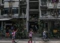 Perawatan Bangunan Rusun Dakota di Jakarta Pusat oleh Warga Melalui Kerja Bakti