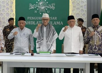 Gus Mus, JK, Ma’ruf Amin dan Istri Gus Dur