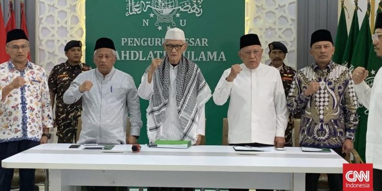 Gus Mus, JK, Ma’ruf Amin dan Istri Gus Dur