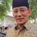 Sandiaga Uno Berkunjung ke Rumah Duka Guruh Soekarnoputra