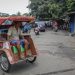 Foto Momen Becak Listrik Beroperasi di Depok