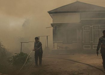 Masyarakat Palangka Raya Terkepung Asap Kebakaran Hutan dan Lahan