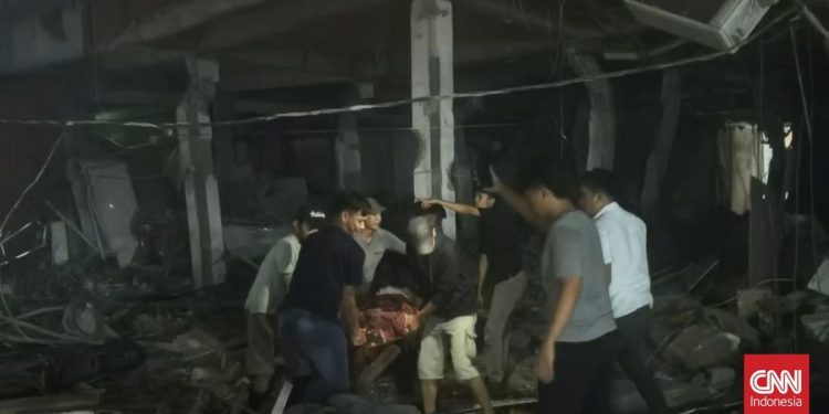 Ledakan di Pasar Cimanggis Ciputat Sebanyak 8 Warga Menderita Luka-luka