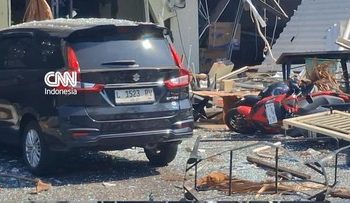 Penampakan Ruko Pakuwon City Setelah Ledakan, Lima Orang Terluka