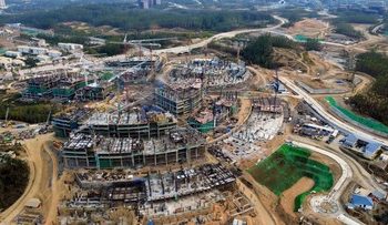 Penampakan Kawasan Kompleks Legislatif dan Yudikatif IKN dalam foto